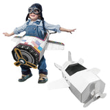 Airplane-Flyme Cardboard Pretend Play Plane (artwork/plain)