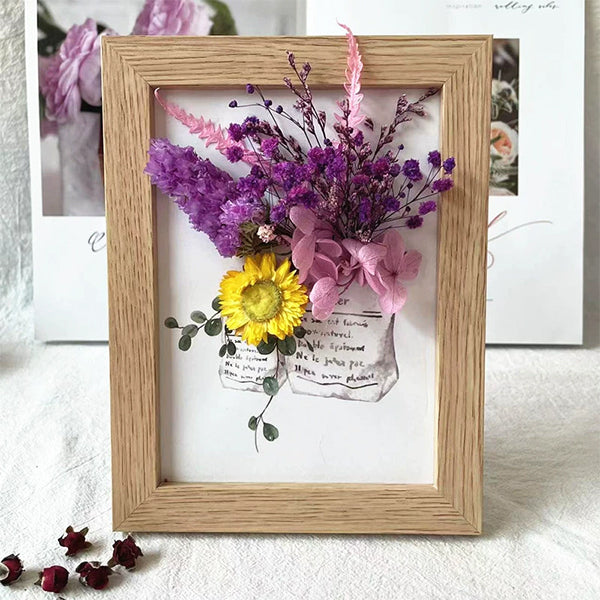 DIY 立體乾花相架相框 DIY Dried Flower Photo Frame Art Kit