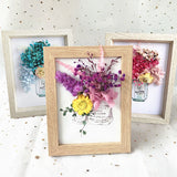 DIY 立體乾花相架相框 DIY Dried Flower Photo Frame Art Kit