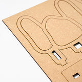 DIY玻璃紙拼貼MDF擺飾 MDF Standing Decoration with Colored Cellophane DIY Kit