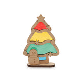 DIY玻璃紙拼貼MDF擺飾 MDF Standing Decoration with Colored Cellophane DIY Kit