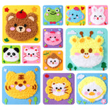 DIY 不織布毛線刺繡畫 DIY Non-woven Fabric Embroidery Craft Kit