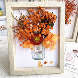 DIY 立體乾花相架相框 DIY Dried Flower Photo Frame Art Kit