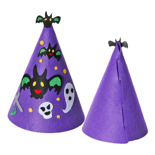 萬聖節DIY 不織布精靈帽 Halloween DIY Pointed Hat