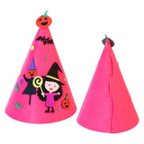 萬聖節DIY 不織布精靈帽 Halloween DIY Pointed Hat