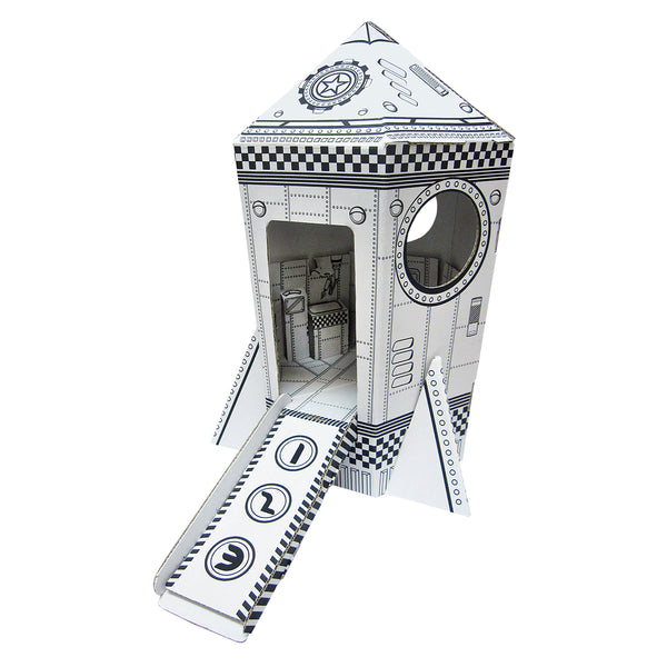 迷你紙模型火箭 Cardboard Mini Rocket (artwork/plain)