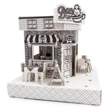 Cardboard Model Playhouse - Cuboxity Café (artwork/plain)