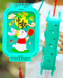 中秋節不織布宮燈燈籠 (附LED燈 - 可掛牆) Mid-Autumn Festival Palace Lantern (with LED light)