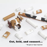 PIPEROID-動態-紙模型-日本-Animals Dog Beagle-Paper Craft kit-Japan