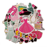 FaCraft-咭紙切模-Scrapbooking Ephemeras and Die Cuts-50 pcs Girls,Fashion