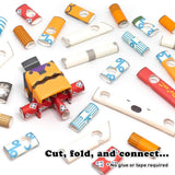 PIPEROID-動態-紙模型-日本-Rokusuke & Hachi-Paper craft robot kit-Japan