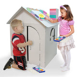 純白色小紙屋 Cardboard My Own Playhouse (Small)