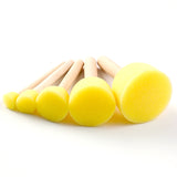 Sponge Brush Sticks 兒童圓形蘑菇頭海綿拓印棒(5pc. set)