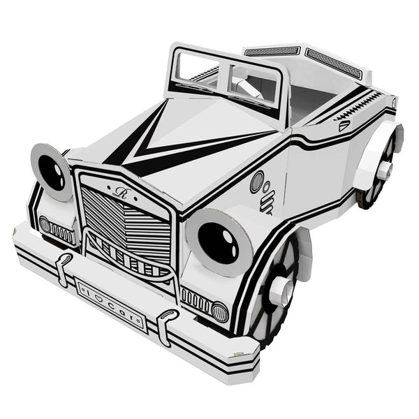 Car-Diesel Cardboard Pretend Play Car (artwork/plain)