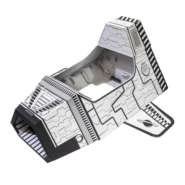 Spaceship-Stardust I Cardboard Pretend Play Spaceship (artwork/plain)