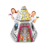 紙帳幕 Cardboard Tepee Playhouse