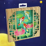 中秋節DIY裝飾畫 Mid-Autumn Festival Decorative Painting