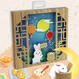 中秋節DIY裝飾畫 Mid-Autumn Festival Decorative Painting