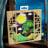 中秋節DIY裝飾畫 Mid-Autumn Festival Decorative Painting