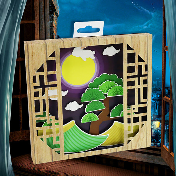 中秋節DIY裝飾畫 Mid-Autumn Festival Decorative Painting