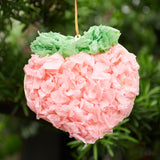 DIY手工搓紙粒貼畫掛飾-水蜜桃 Crumpled Tissue Paper Peach Craft