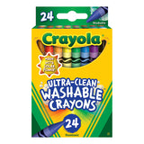 Crayola 可水洗油蠟筆 Ultra Clean Washable Crayons 24 Colors