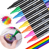 Mr. Pen 8色丙烯筆 (方頭/圓頭 - 轉換使用) Mr. Pen Acrylic Pens (Reversible Tip) - 8 Colors