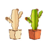 DIY填色木盆栽 DIY 3D Wooden Potted Plant