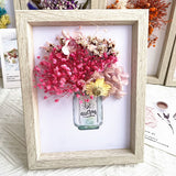 DIY 立體乾花相架相框 DIY Dried Flower Photo Frame Art Kit