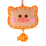 DIY 不織布咇咇發聲鎖匙扣掛飾 DIY Squeaky Non-woven Felt Keychains Bag Charms