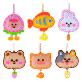 DIY 不織布咇咇發聲鎖匙扣掛飾 DIY Squeaky Non-woven Felt Keychains Bag Charms