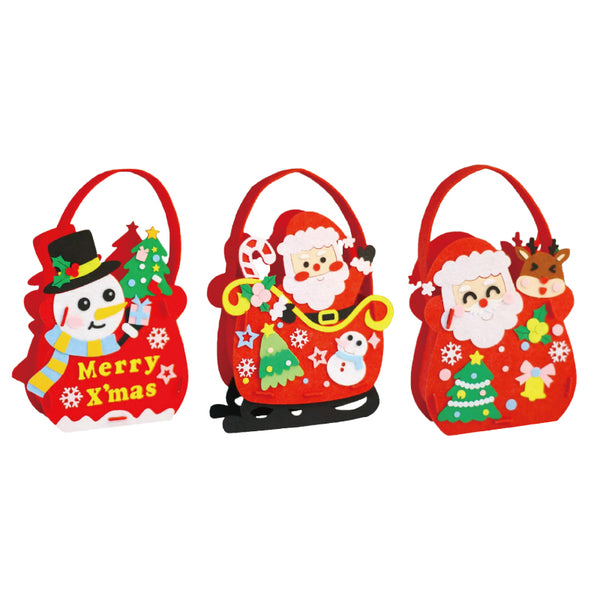 聖誕節DIY不織布零食袋 Christmas DIY Mini Snack Bag