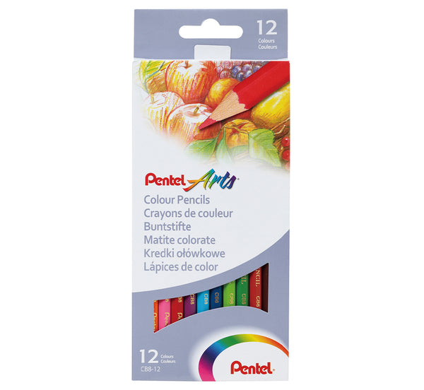 Pentel 木顏色筆 Colored Pencils 12/24/36 Colors