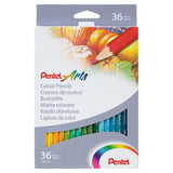 Pentel 木顏色筆 Colored Pencils 12/24/36 Colors