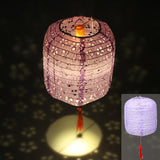中秋節DIY圓柱形縷空燈籠 (附LED燈) Festival Cylinder Paper Lantern with LED light