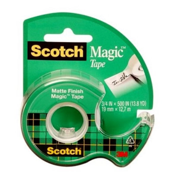 3M Scotch Magic Tape 1/2 in x 450 in 思高牌神奇隱形膠紙-0.5吋 x 450吋