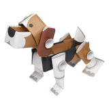 PIPEROID-動態-紙模型-日本-Animals Dog Beagle-Paper Craft kit-Japan