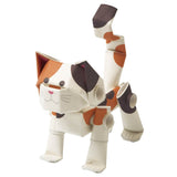 PIPEROID-動態-紙模型-日本-Animals Cat Calico-Paper Craft kit-Japan