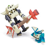 PIPEROID-動態-紙模型-日本Guyzer & Bean-Paper Craft robot kit-Japan