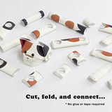 PIPEROID-動態-紙模型-日本-Animals Cat Calico-Paper Craft kit-Japan