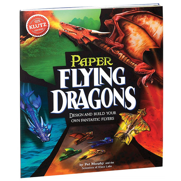 DIY-紙恐龍-手工藝套裝書-Klutz-Paper Flying Dragons-Craft Kit