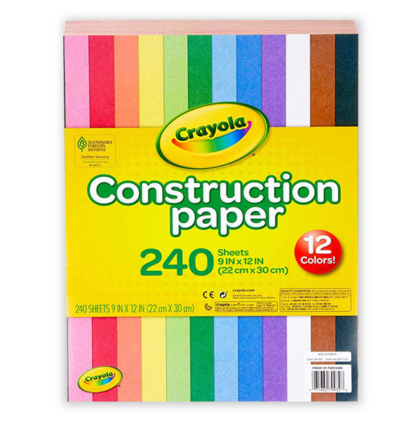 Crayola 建築紙 Construction Paper (30 x 22cm)