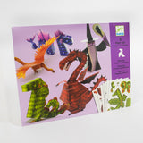 Djeco - Folding Pape Toys, Dragons & Chimeras, Varios