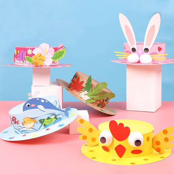 復活節-兒童-DIY-紙帽-小手工-DIY-Easter-Paper-Hat-Craft