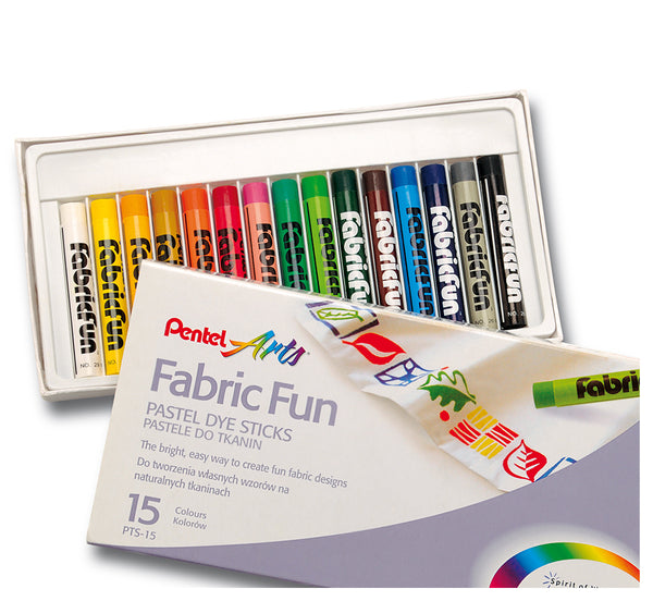 Pentel 染布粉彩 Fabric Fun Pastel Dye Sticks
