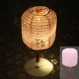 中秋節DIY圓柱形縷空燈籠 (附LED燈) Festival Cylinder Paper Lantern with LED light